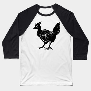 black chicken Baseball T-Shirt